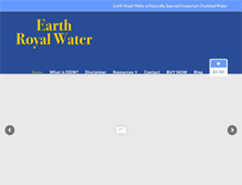 Tablet Screenshot of earthroyalwater.com